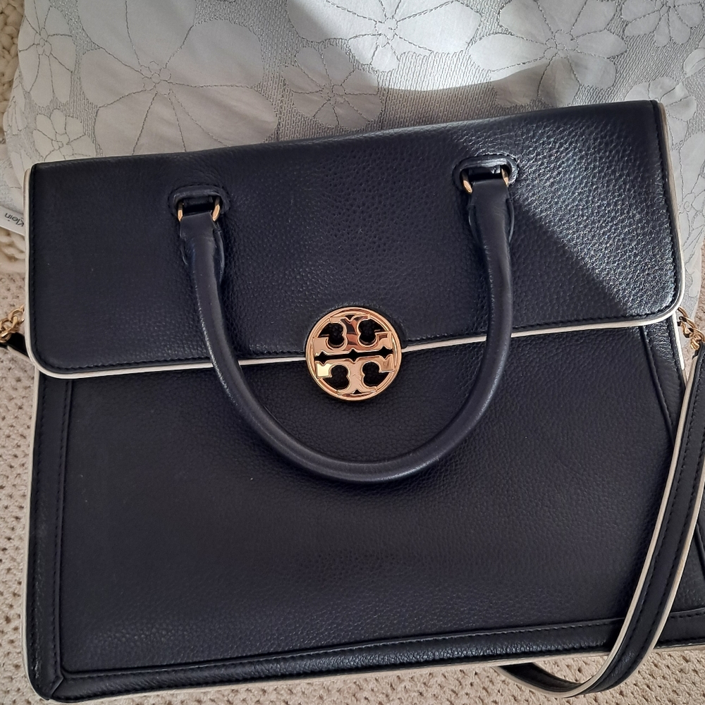 Tory Burch Leather Colorblock Bag